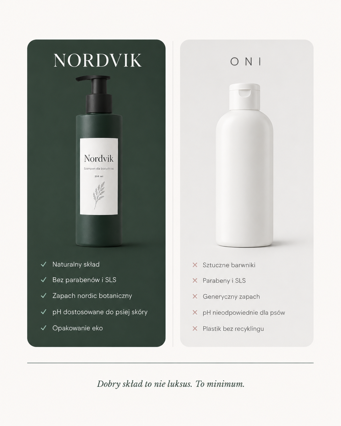 Nordvik My vs Oni - naturalne składniki vs konkurencja